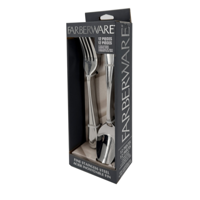Farberware 12pc Flatware Set - Centurion 12 ea, $2.33/1ea