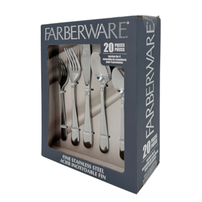 Farberware Service de couverts 20 pièces – Centurion 20 ea, 2,00 $/1ch