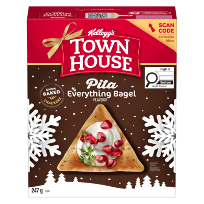 Kelloggs Pita Everything Bagel Flavour 247 g, $2.02/100g