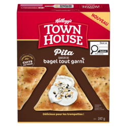 Kellogg’s Pita saveur de bagel tout garni 247 g, 1,82 $/100g
