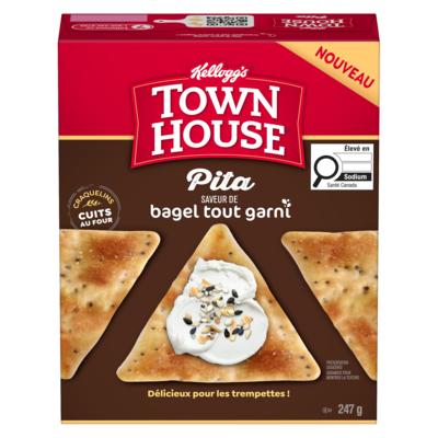 Kellogg’s Pita saveur de bagel tout garni 247 g, 2,02 $/100g