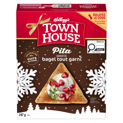Kellogg’s Pita saveur de bagel tout garni 247 g, 2,02 $/100g