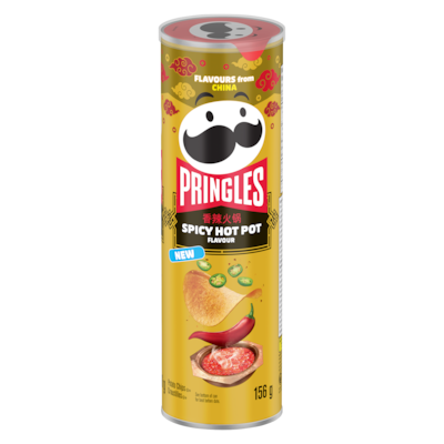 Pringles Potato Chips Spicy Hot Pot Flavour 156 g, $4.35/100g