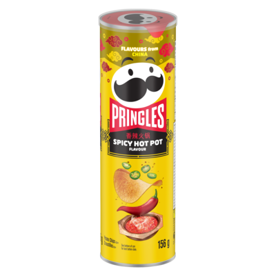 Pringles Potato Chips Spicy Hot Pot Flavour 156 g, $1.92/100g