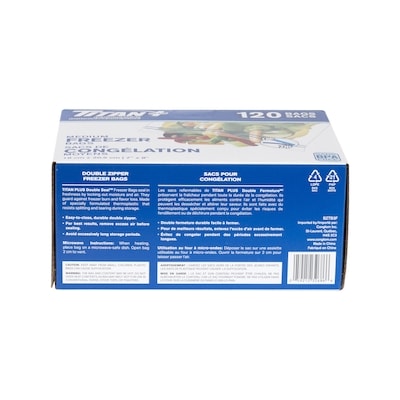 Medium Freezer Bags, 120-Pack