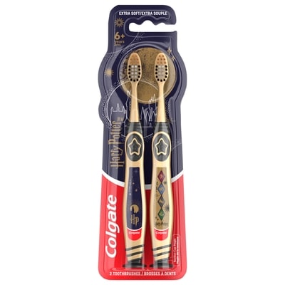 Colgate Lot de brosses à dents manuelles pour enfants Harry Potter, Extra souples 2 ea, 3,00 $/1ch