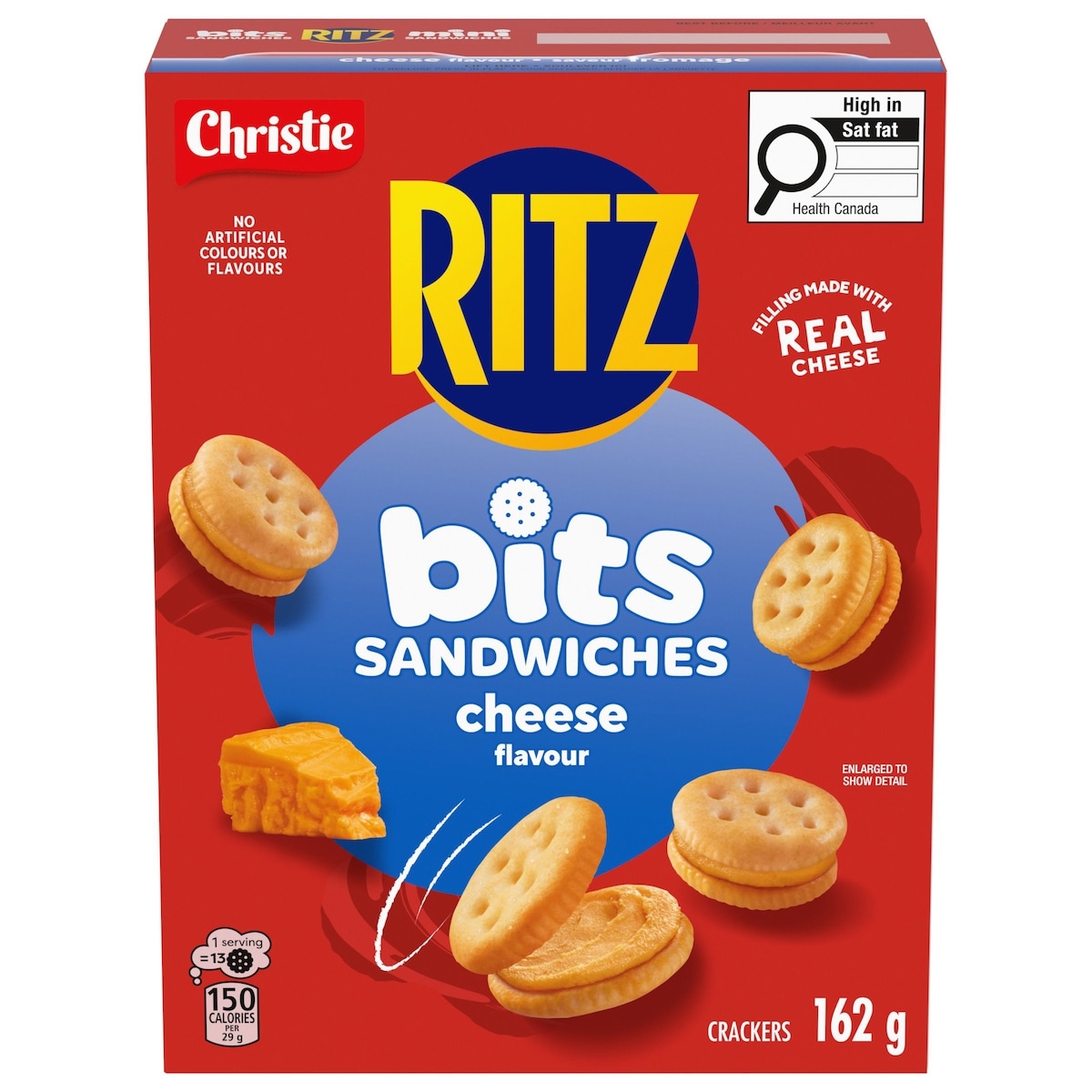 Ritz Bits Sandwiches Cheese Flavoured Snack Crackers