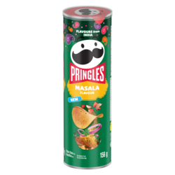 Pringles Potato Chips Masala Flavour 156 g, $2.24/100g