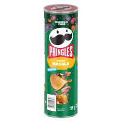 Pringles Croustilles saveur masala 156 g, 1,92 $/100g