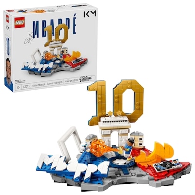 LEGO Editions Kylian Mbappé – Temps Forts du Soccer 43013 1 ea, 40,00 $/1ch