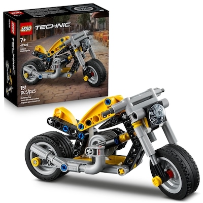 LEGO Technic Yellow Motorcycle Toy 42225 1 ea, $13.00/1ea