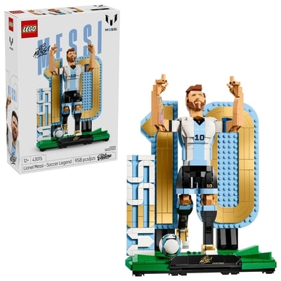 LEGO Editions Lionel Messi – Soccer Legend 43015 1 ea, $80.00/1ea