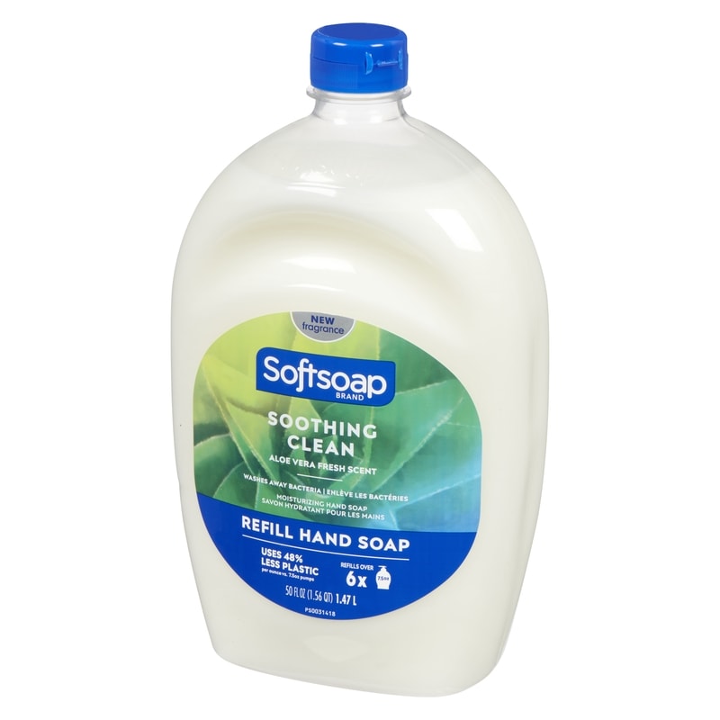 Moisturizing Hand Soap Soothing Clean Aloe Vera Fresh Scent Refills