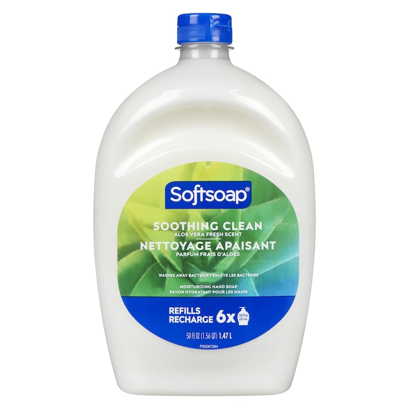 Moisturizing Hand Soap Soothing Clean Aloe Vera Fresh Scent Refills