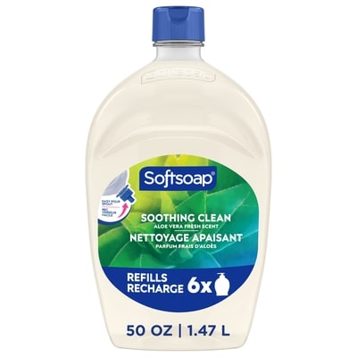 Softsoap Savon mains Soothing Clean 1.47 l, 0,41 $/100ml