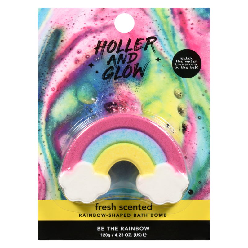 Rainbow-Shaped Bath Fizzer Be The Rainbow Fresh Scented