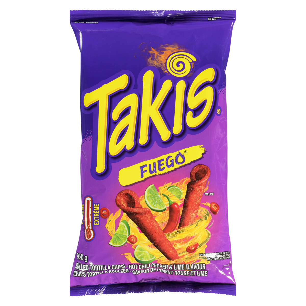 Takis Chile Limón Rolled Tortilla Chips