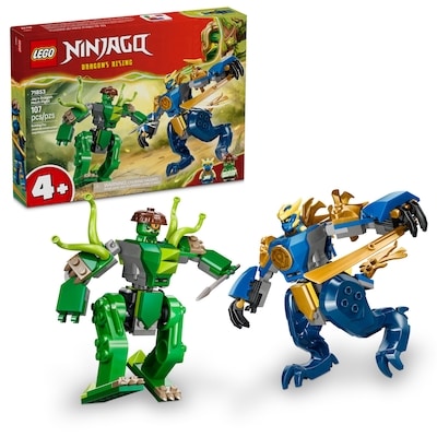 LEGO NINJAGO Le Combat du Robot Dragon de Jay, Jouet Robot 71853 1 ea, 25,00 $/1ch