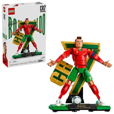 LEGO Editions Cristiano Ronaldo – Soccer Legend 43016 1 ea, $80.00/1ea