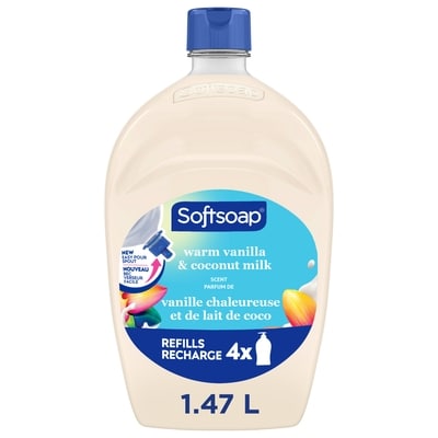 Softsoap Moisturizing Hand Soap Warm Vanilla & Coconut Milk Scent Refills 1.47 l, $0.50/100ml
