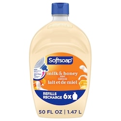 Softsoap Savon mains hydratant , parfum lait et miel, 1,47 L 1.47 l, 0,41 $/100ml
