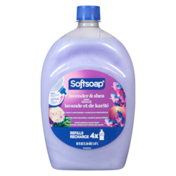 Softsoap Savon hydratant pour les mains parfum de lavande et de karité recharge 1.47 l, 0,41 $/100ml