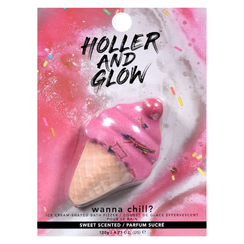 Ice Cream-Shaped Bath Fizzer Wanna Chill Sweet Scented