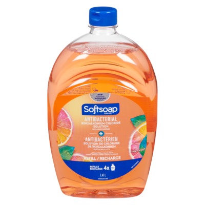 Softsoap Antibacterial Hand Soap Crisp Clean Refill 1.47 l, $0.51/100ml
