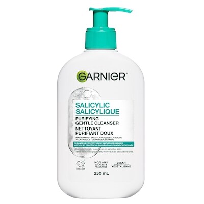 Garnier Nettoyant Doux Purifiant Acide Salicylique 250 ml, 6,80 $/100ml