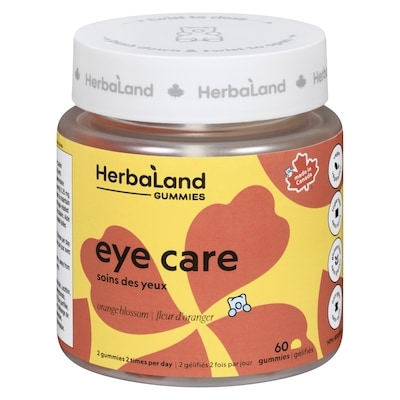 Herbaland Naturals Inc. Gummies Eye Care Orange Blossom 60 ea, $0.33/1ea