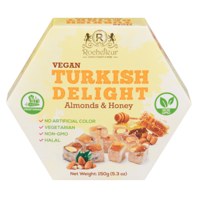Rochefleur Turkish Delight Almonds & Honey 150 g, $2.66/100g