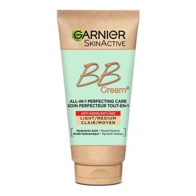 Garnier BB Cream Anti-Aging All-In-1 Perfecting Care Light/Medium 50 ml, $49.98/100ml
