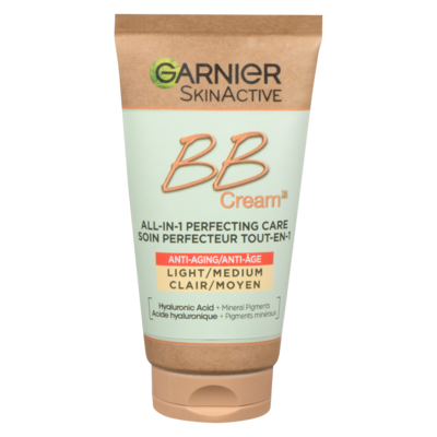 Garnier BB Cream Anti-Aging All-In-1 Perfecting Care Light/Medium 50 ml, $49.98/100ml