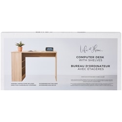 Computer Desk with Shelves