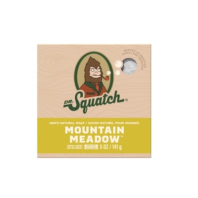 DR.Squatch Bar Soap, Mountain Meadow 141.7 g, $7.76/100g