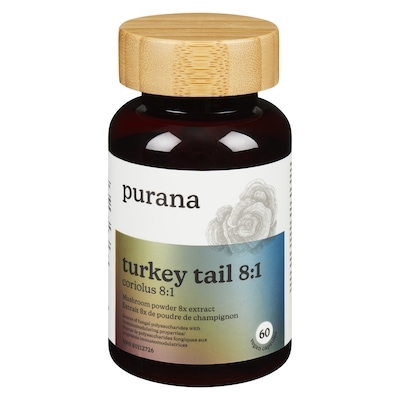 Purana Turkey Tail 8:1 60 ea, $0.75/1ea