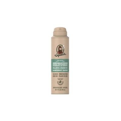 DR.Squatch Déodorant en spray, Rainforest Rapids 118 ml, 16,94 $/100ml