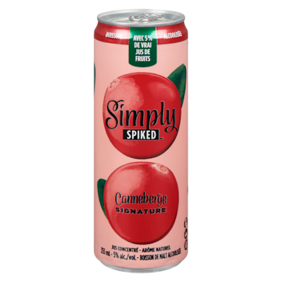 Simply Boisson de malt alcoolisée canneberge signature (Pièce d’identité requise au moment du ramassage) 12x355.0 ml, 0,54 $/100ml
