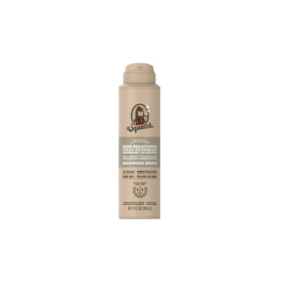 DR.Squatch Spray Deodorant, Birchwood Breeze 118 ml, $16.09/100ml