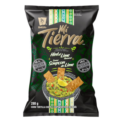 Barcel Mi Tierra Hint of Lime Tortilla Chips 280 g, $1.79/100g