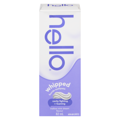 Hello Whipped Fluoride Toothpaste Mellow Mint Dream Flavour 82 ml, $14.62/100ml