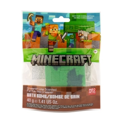 MINECRAFT Bombe de bain pour parfum Lime Creeper 40 g, 7,48 $/100g