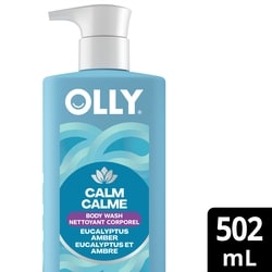 OLLY Nettoyant corporel complexe de vitamines olly apaise la barrière cutanée et le stress, eucalyptus ambre 502 ml, 2,99 $/100ml