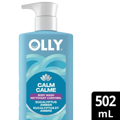 OLLY Nettoyant corporel complexe de vitamines olly apaise la barrière cutanée et le stress, eucalyptus ambre 502 ml, 2,99 $/100ml