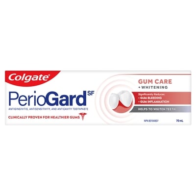 Colgate Dentifrice blanchissant PerioGard SF Gum Care Plus 70 ml, 8,57 $/100ml