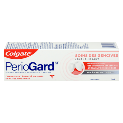 Colgate Dentifrice antigingivite, antisensibilité et anticarie soins des gencives + blanchissant 70 ml, 12,84 $/100ml