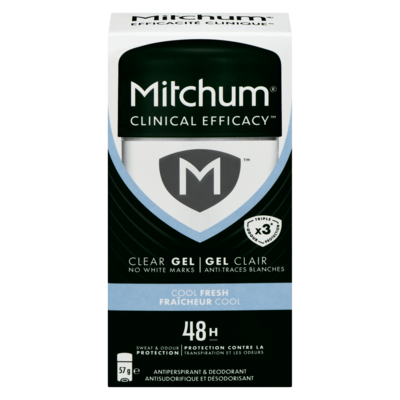 Mitchum Antiperspirant & Deodorant Clear Gel Cool Fresh 52.89 g, $22.67/100g