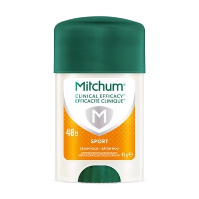 Mitchum Antiperspirant & Deodorant Cream Solid Sport 52.89 g, $22.67/100g