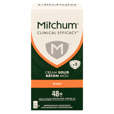 Mitchum Antisudorifique et désodorisant bâton mou sport 52.89 g, 22,67 $/100g