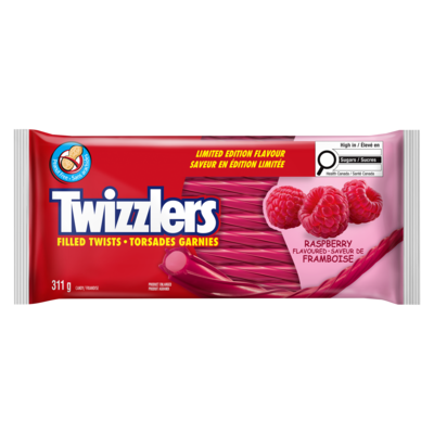 Twizzlers Candy Raspberry Flavoured Limited Edition Flavour 311 g, $1.06/100g